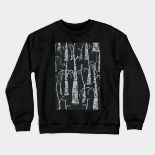 Birch Trees in the Winter Time Crewneck Sweatshirt